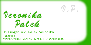 veronika palek business card